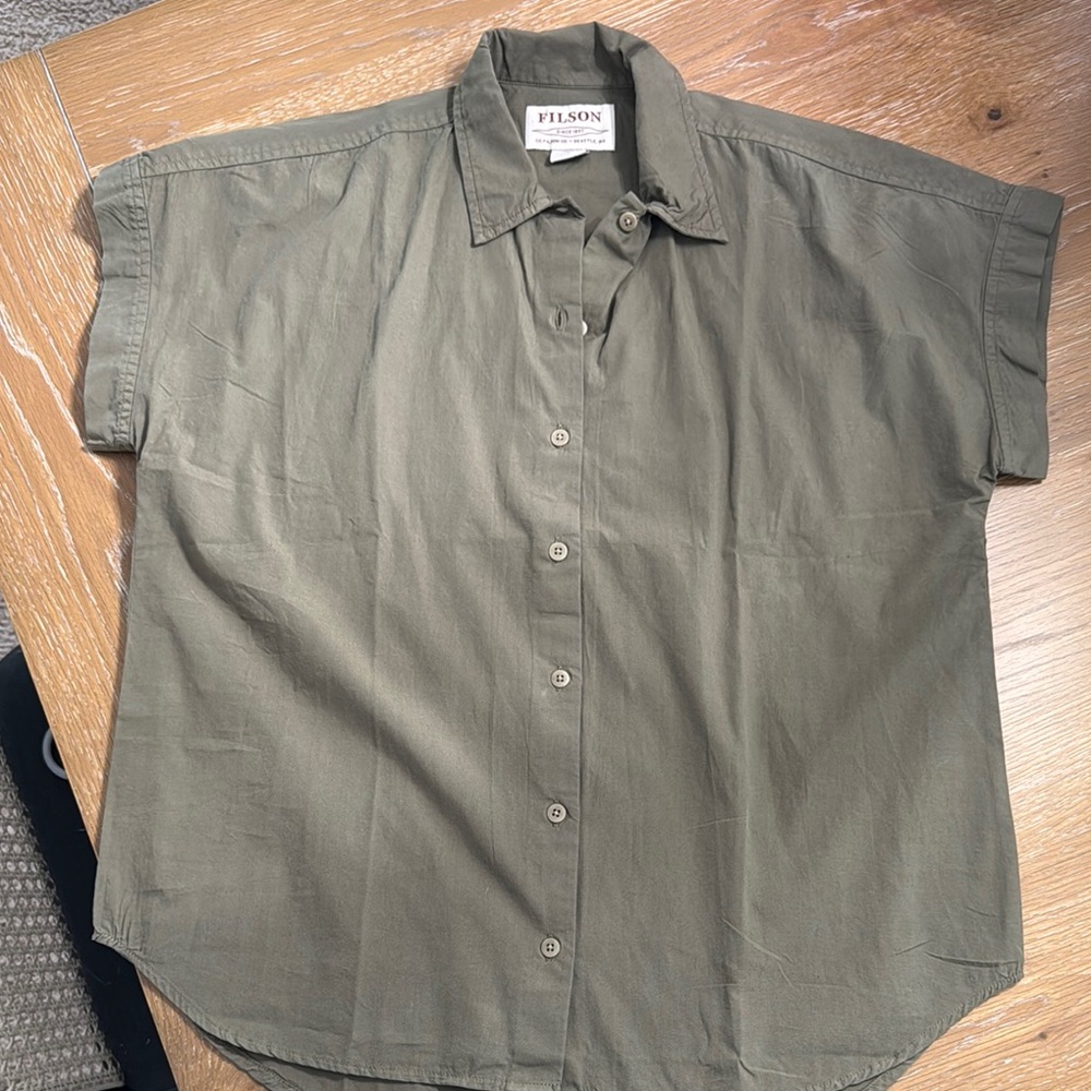 Filson Green Casual Button Down Shirt